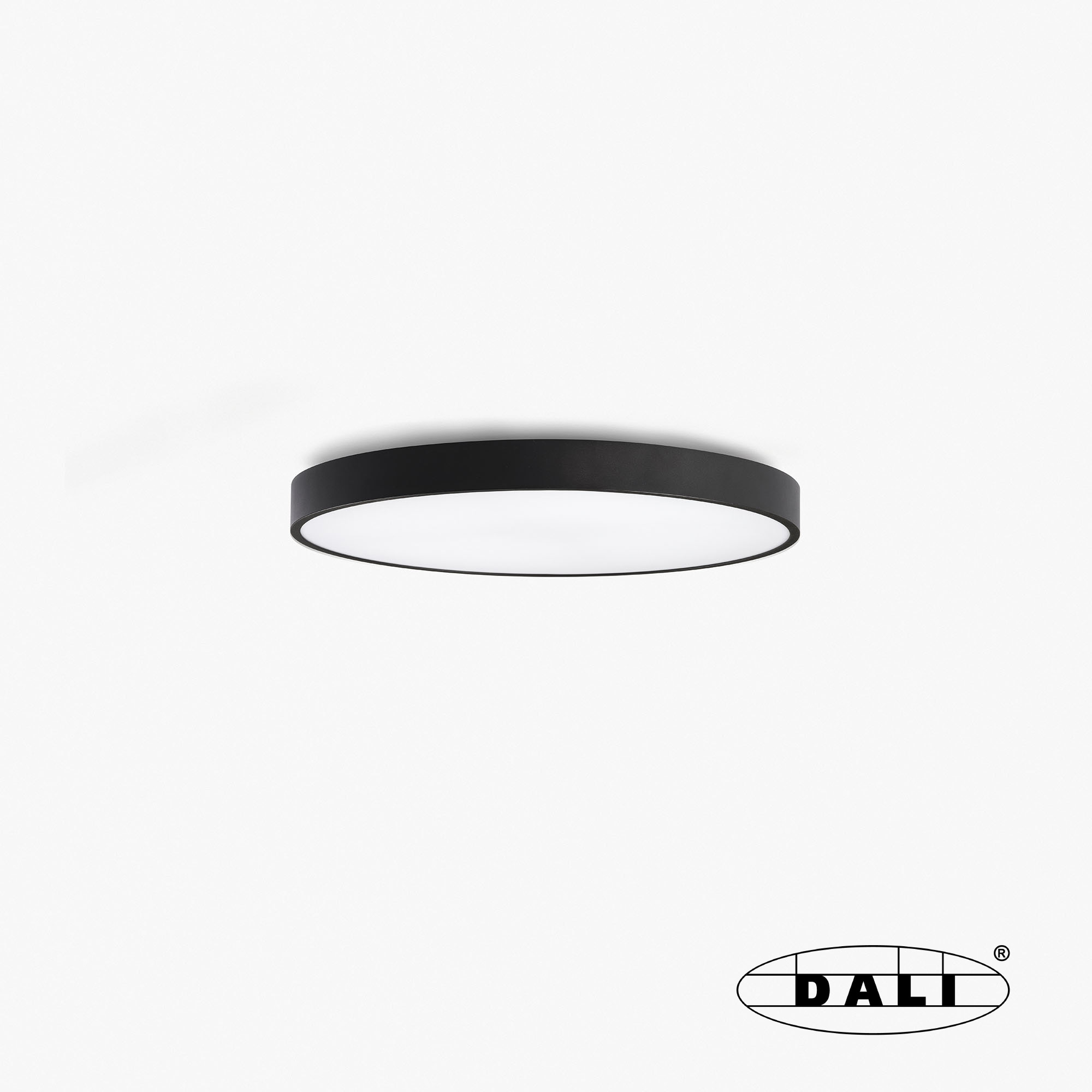 Потолочный светильник Domio Ш600 43W черный PRISM 3000K CRI80 DALI Faro