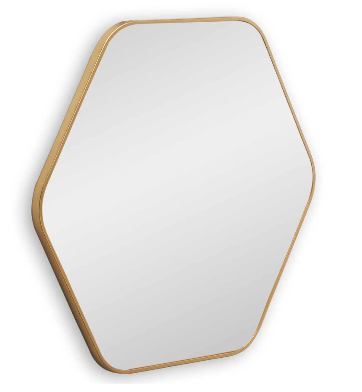 Hexagon M Gold Зеркало в тонкой раме Smal Art-Zerkalo SM155GL