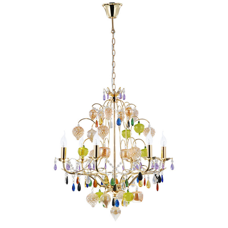 Подвесная люстра Arte Lamp A2011LM-6GO