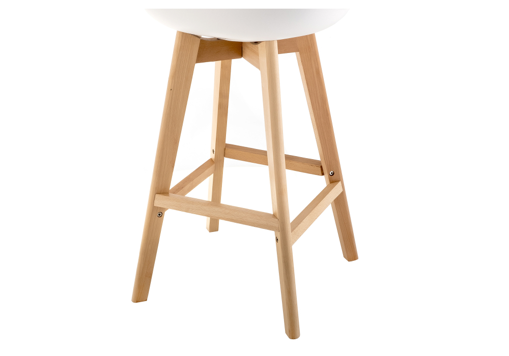 Барный стул Woodville Burbon белый 11335