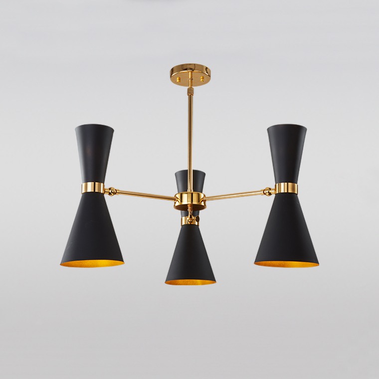 Подвесная люстра BARBELL-X 3 Черный by ImperiumLoft