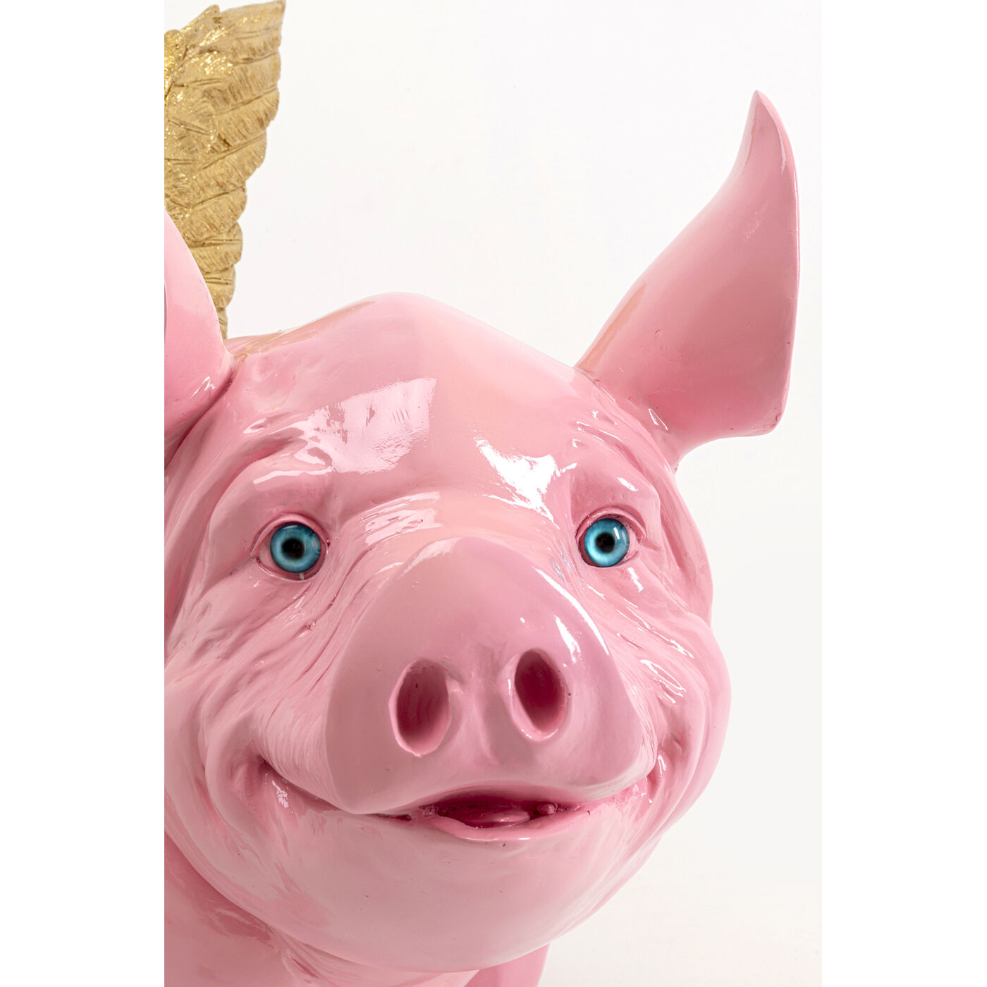 Фигура декоративная Flying Pig Pink 79cm KARE 56651