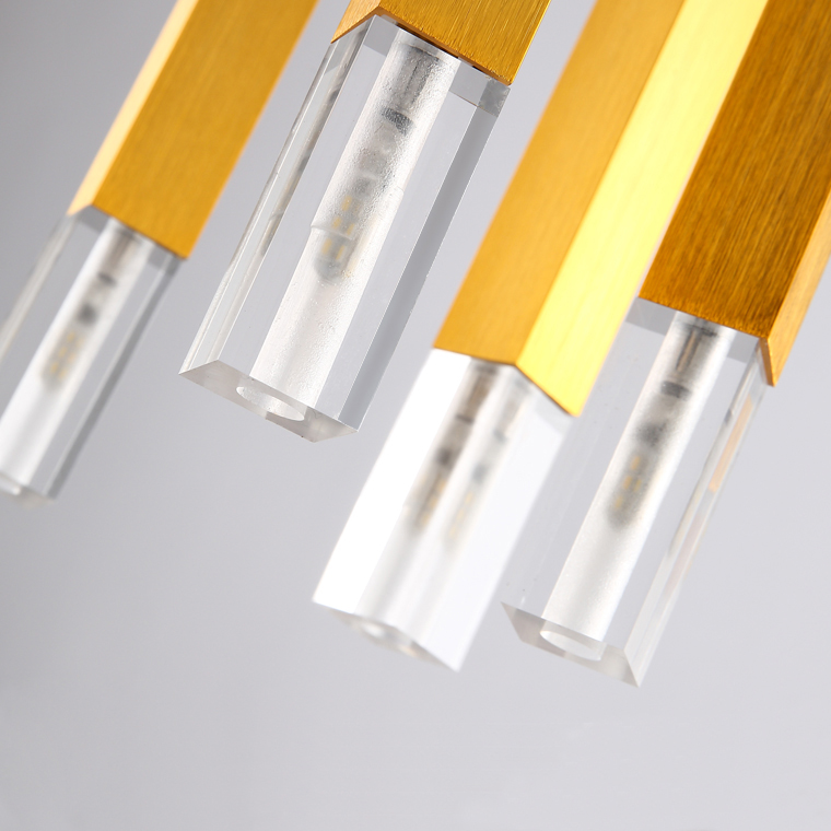 Люстра на штанге SNAP D62 Gold by ImperiumLoft