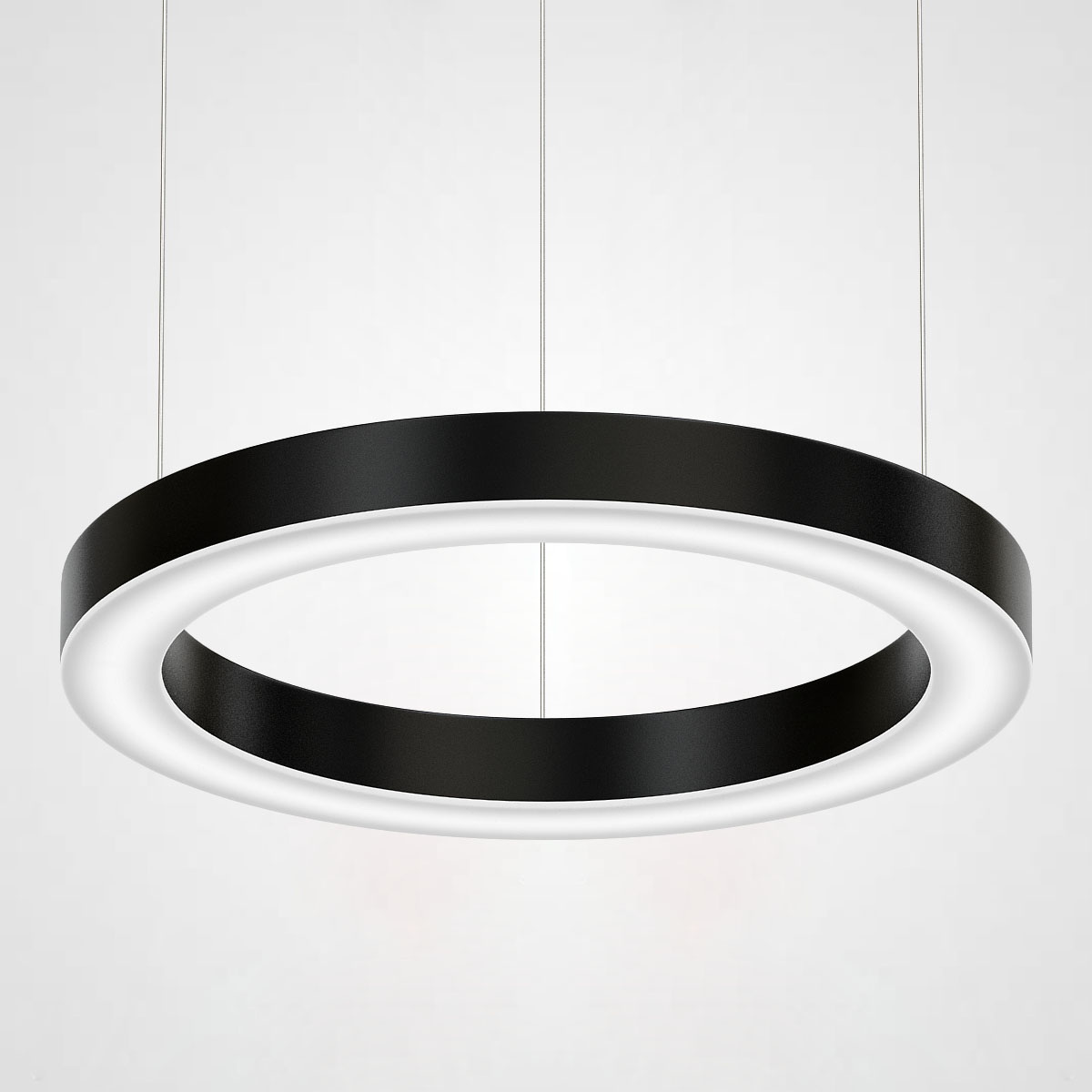 Люстра Light Ring Horizontal D50 Черный by ImperiumLoft
