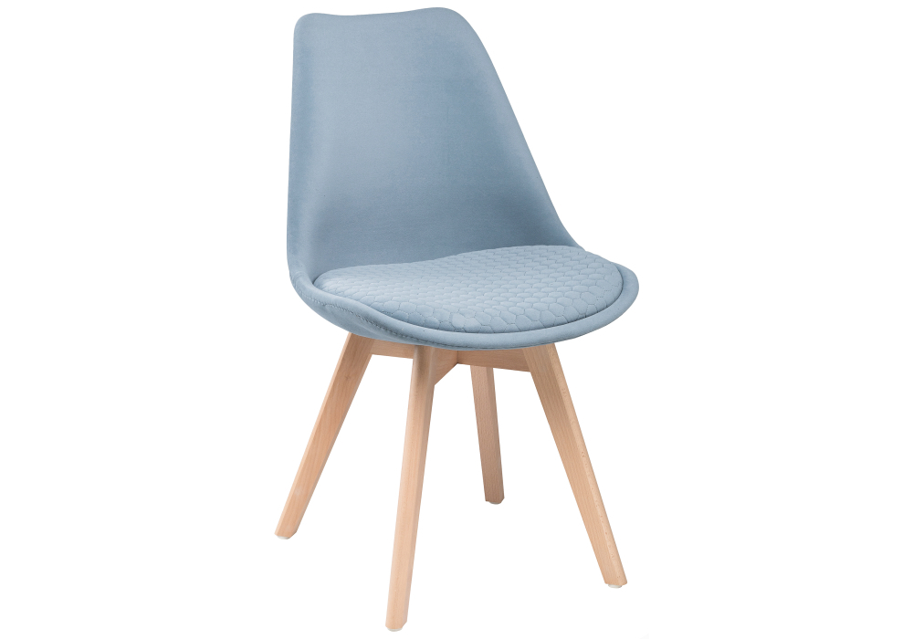 Стул деревянный Woodville Bonuss light blue / wood 15223