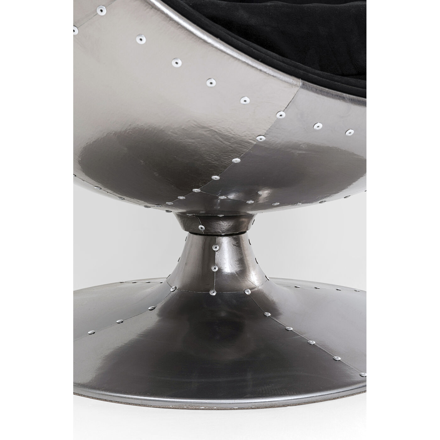 Кресло вращающееся Eye Ball Gun Metal KARE 87969