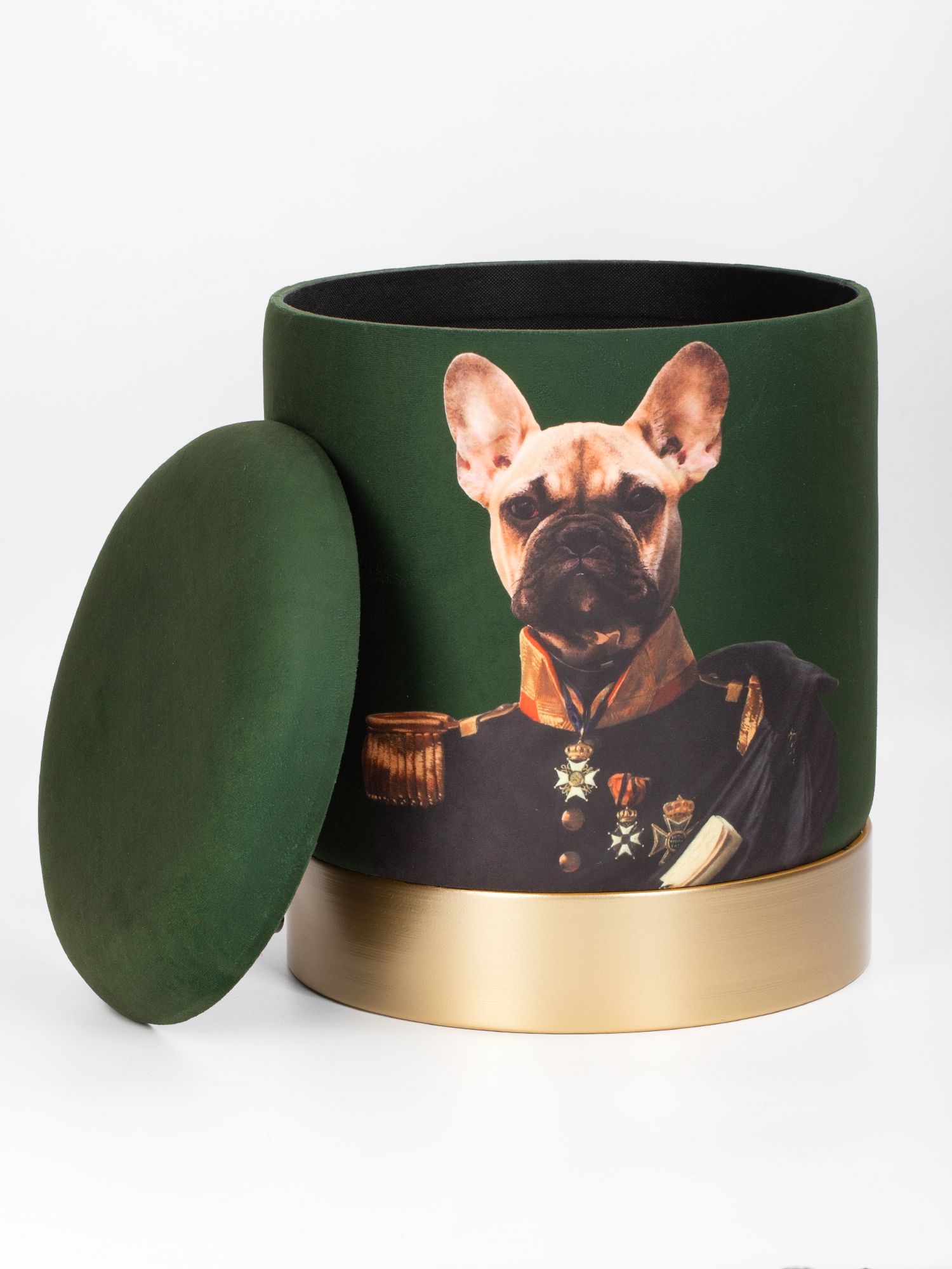 Пуф с крышкой Glasar 49-305B