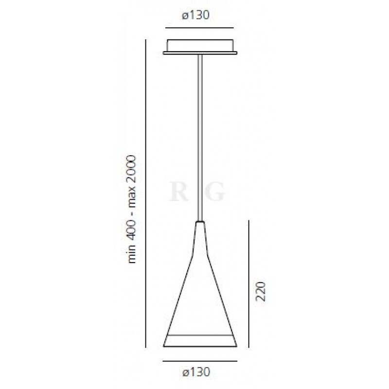 Подвесной светильник Artemide Vigo LED Suspension Black