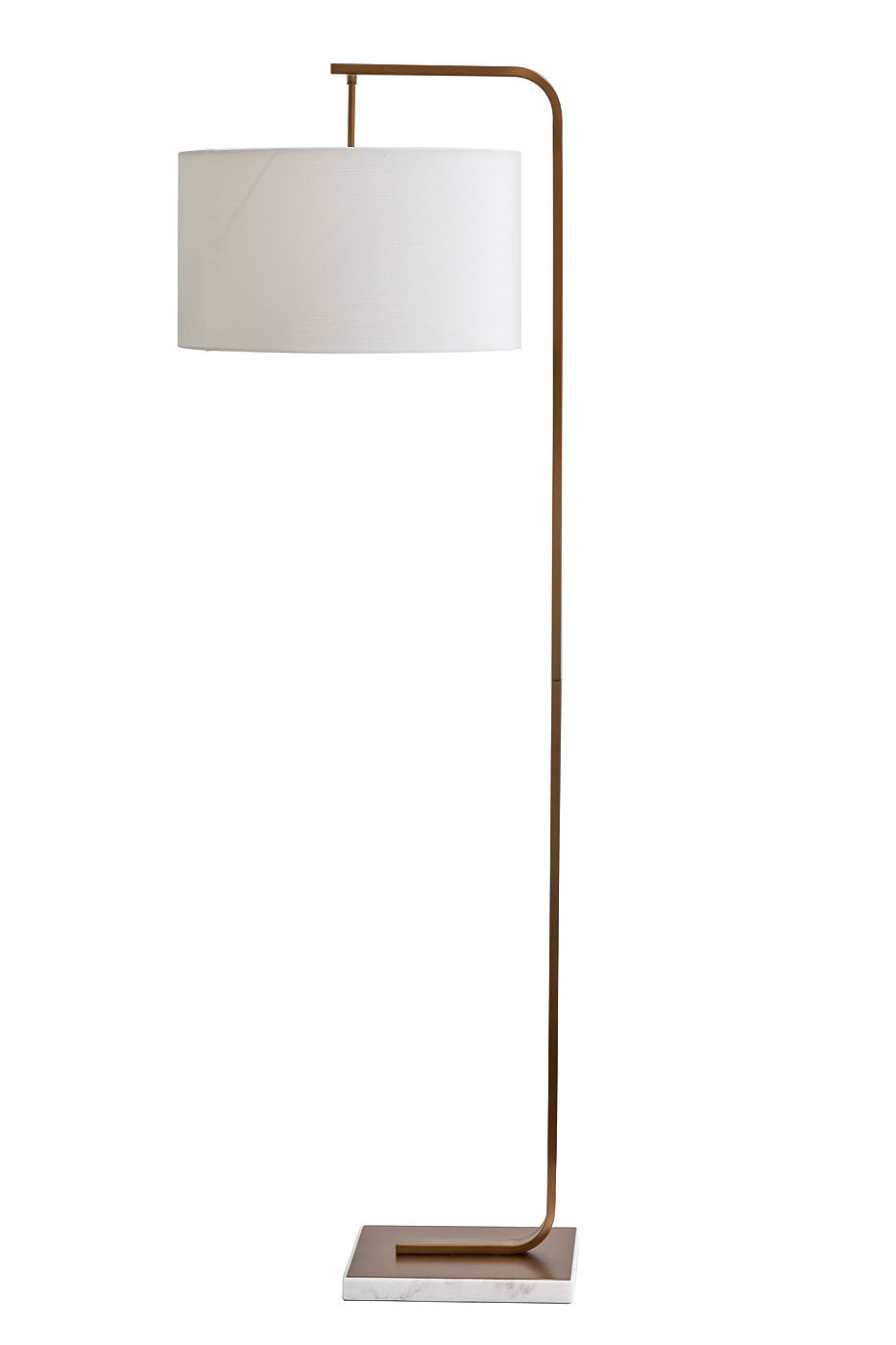 Торшер с белым плафоном Garda Decor 22-89017FL