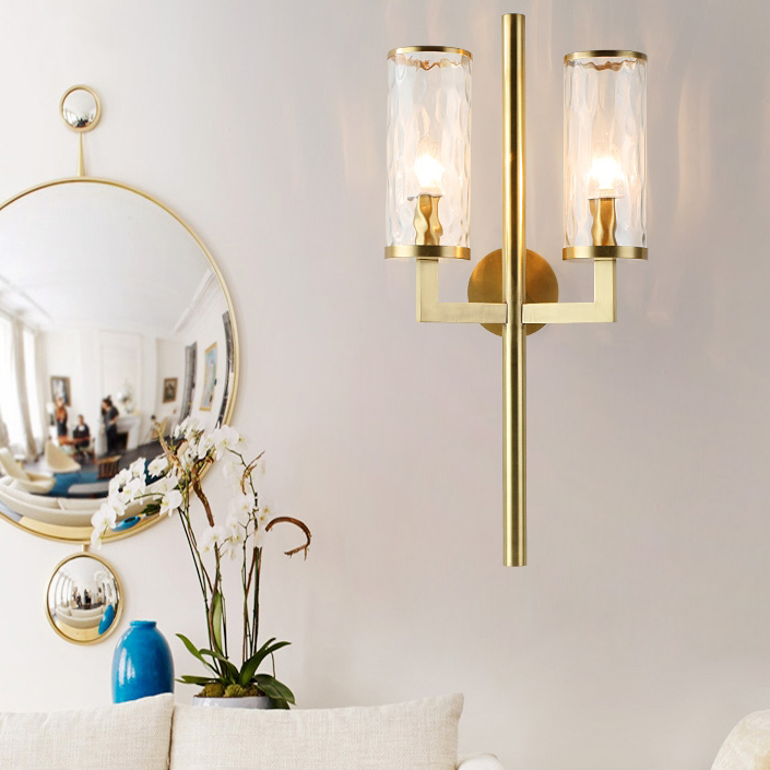 Настенный светильник FEAT WALL L1 Brass by ImperiumLoft