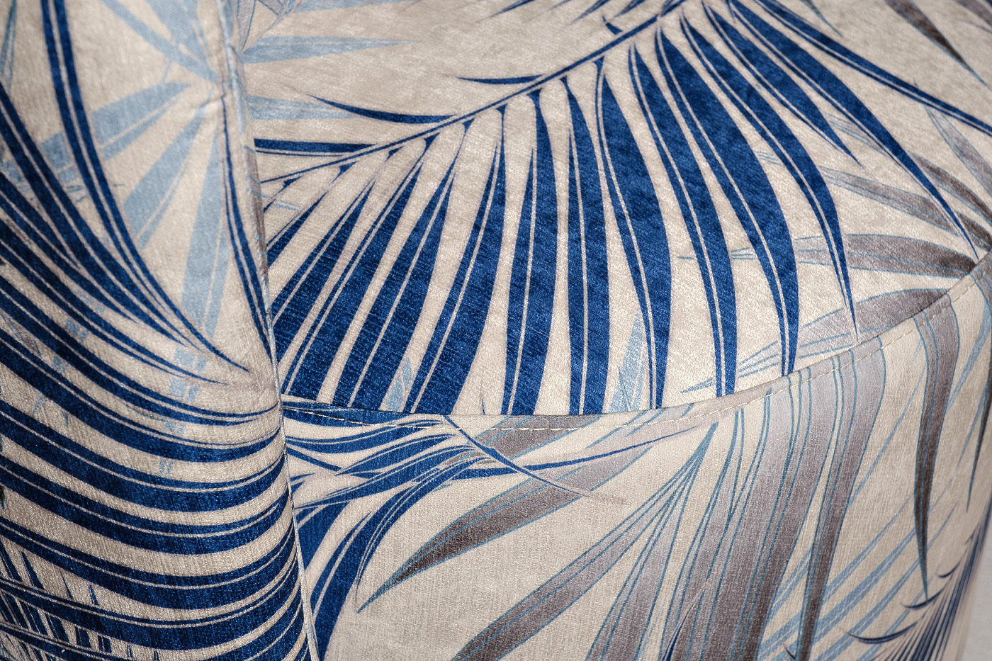 Кресло Verona вращающееся шенил принт "Листья"/золото Garda Decor VERONA-3K-ПРИНТЛИСТЬЯ-016001