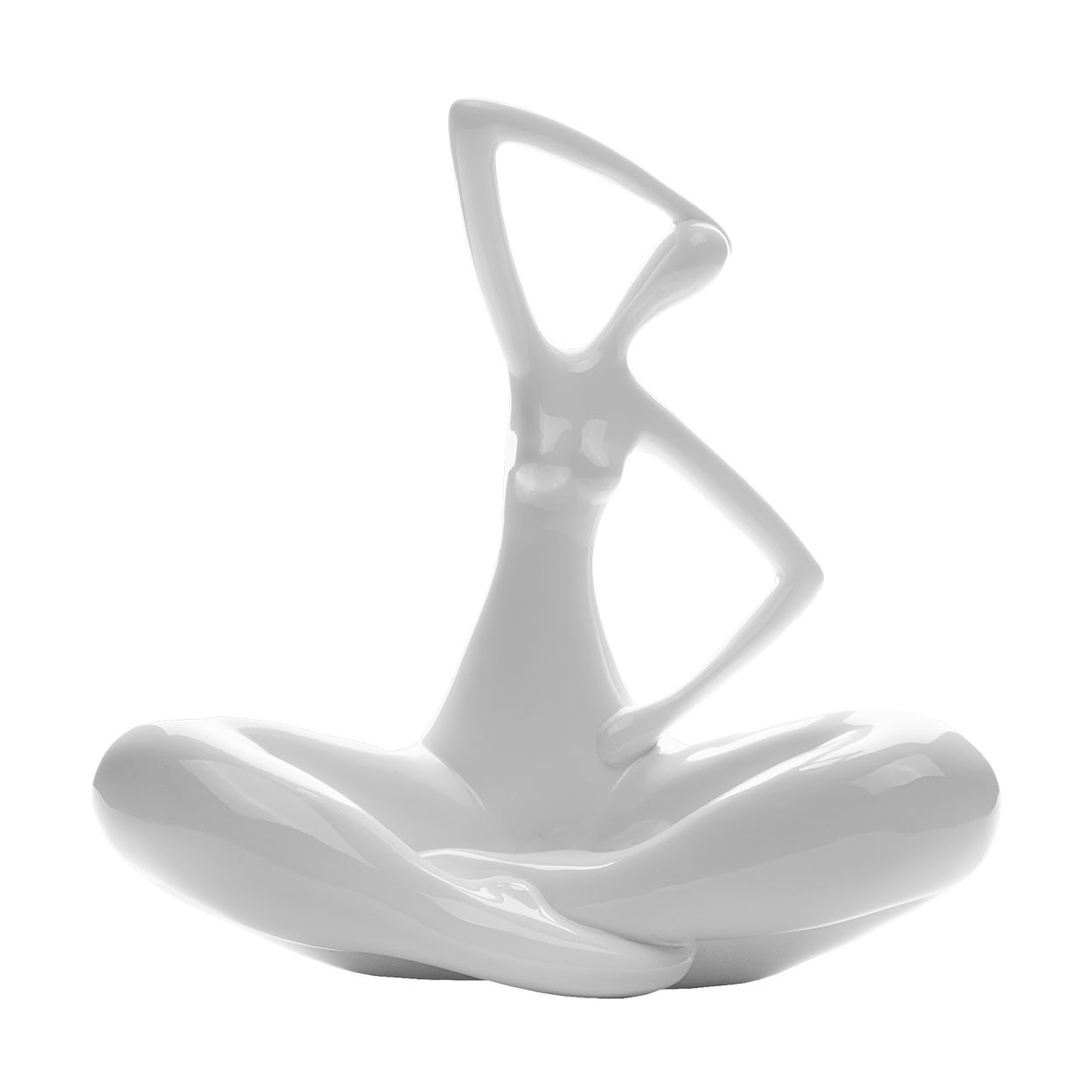 Статуэтка "Женщина" (белая) Garda Decor C6128белая