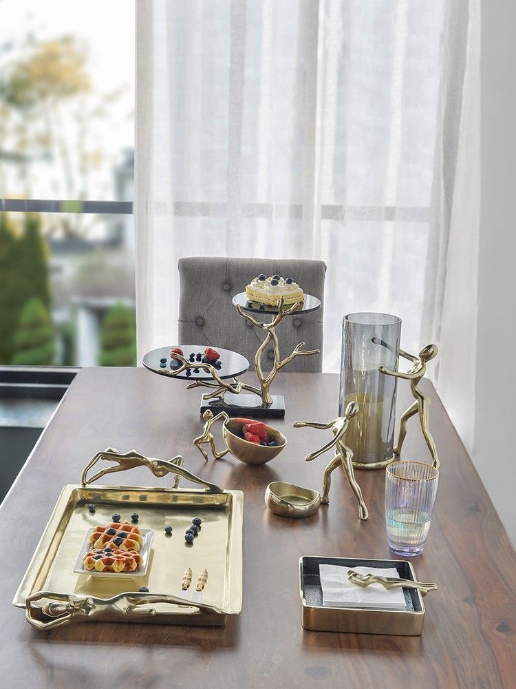 Поднос декоративный Силуэт Glasar 48448