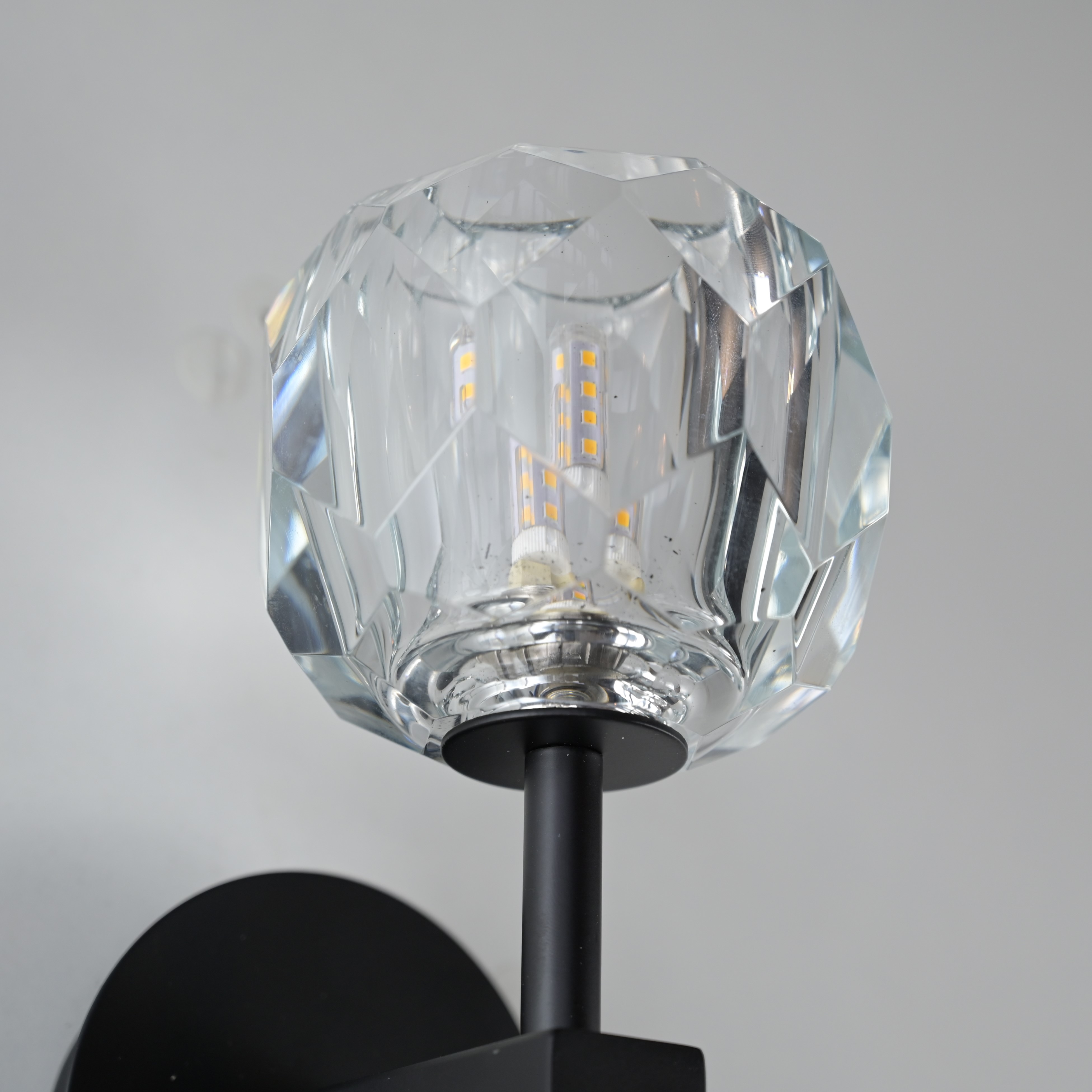 Бра Rh Boule De Cristal Single Sconce Black By Imperiumloft