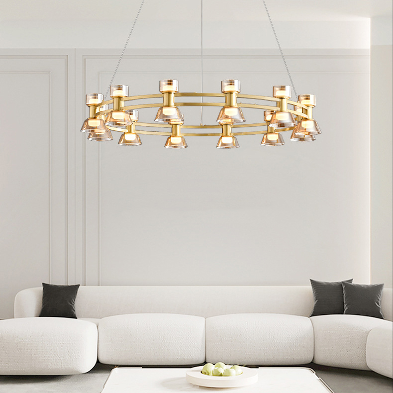 Подвесная люстра BLASIUS D83 Brass by ImperiumLoft