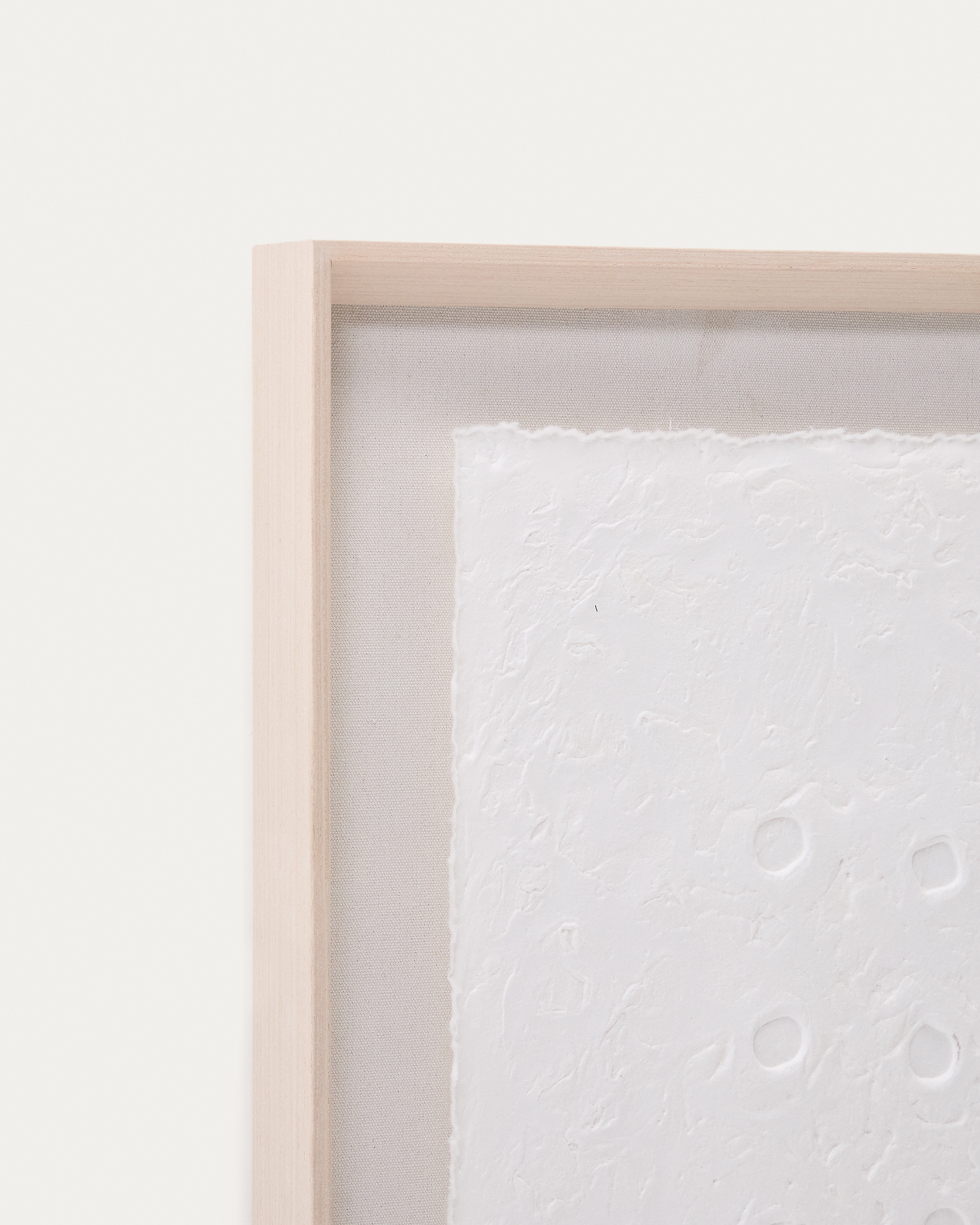 Olvin Абстрактная картина на белой бумаге с рельефным рисунком 73,6 x 93,6 см La Forma (ex Julia Grup)