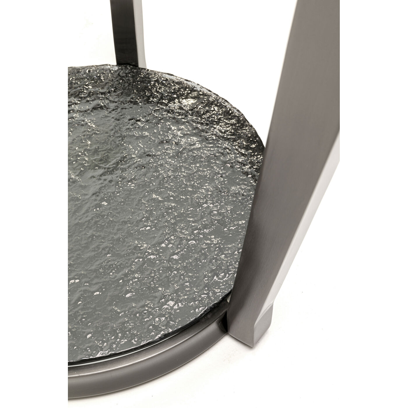 Приставной стол Monocolo Graphite Ø50cm KARE 70103