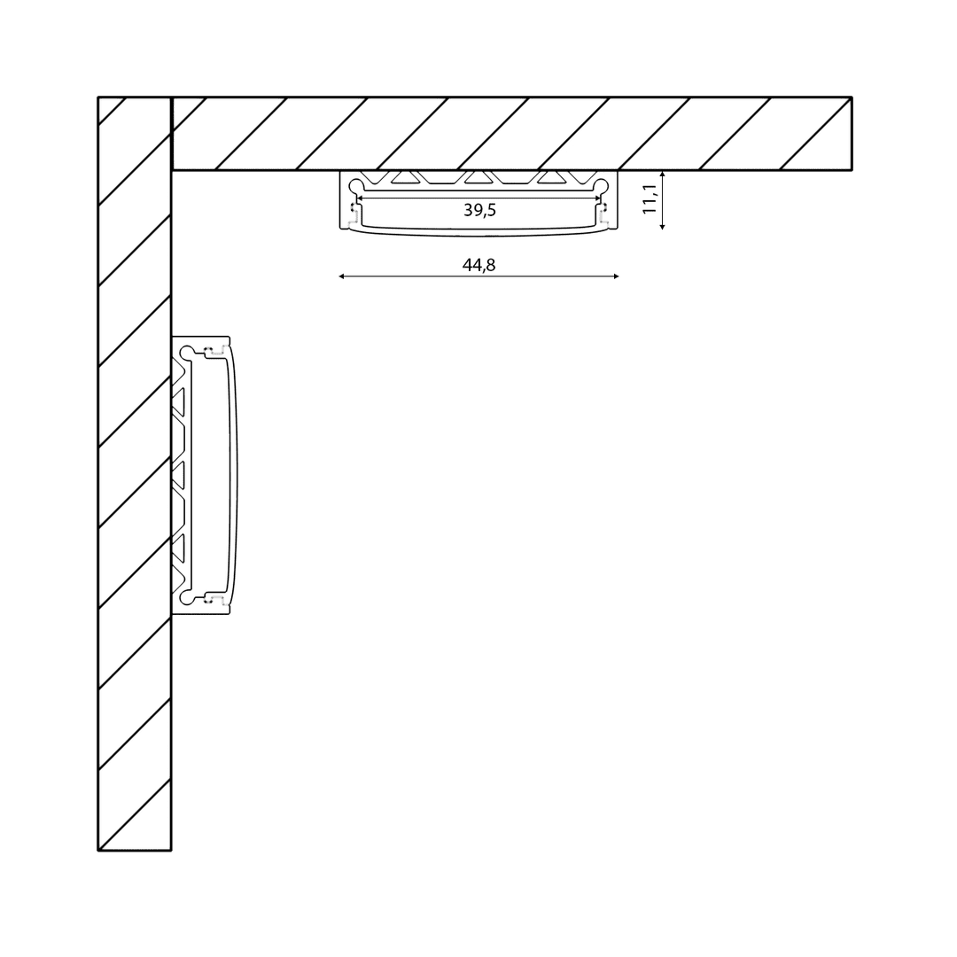 Профиль алюминиевый SWG SF-4411