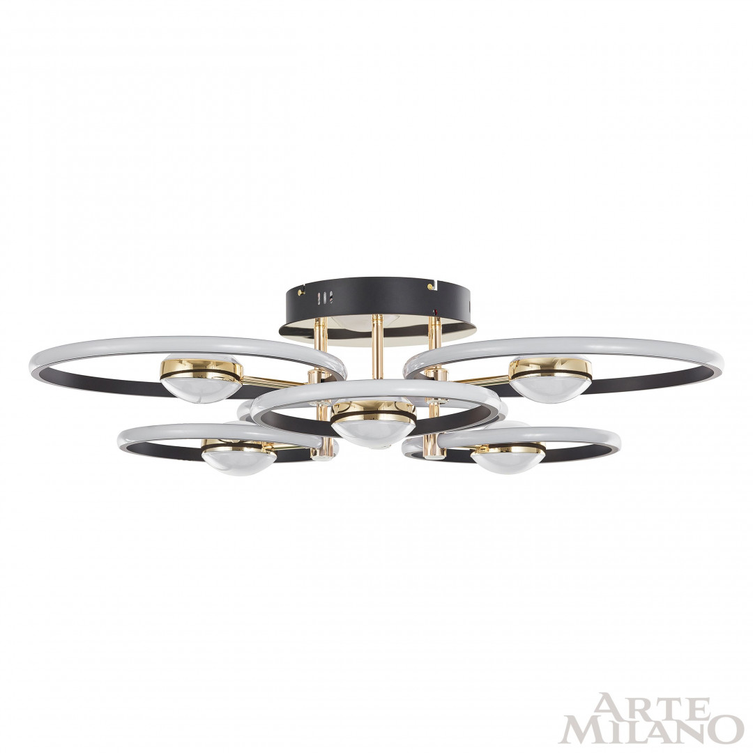 Светильник светодиодный 276140/6+6 BK/GD Arte Milano