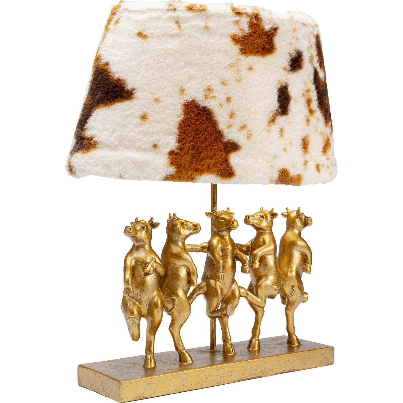 Светильник настольный Dancing Cows Fur 55cm KARE 58420