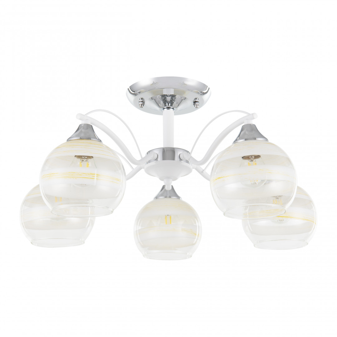 Люстра с плафонами 326503/5 CR+WH Arte Milano