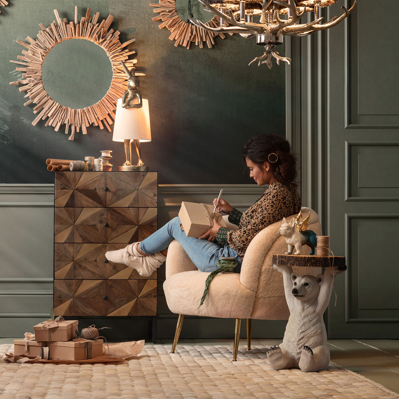 Столик приставной KARE Polar 78943