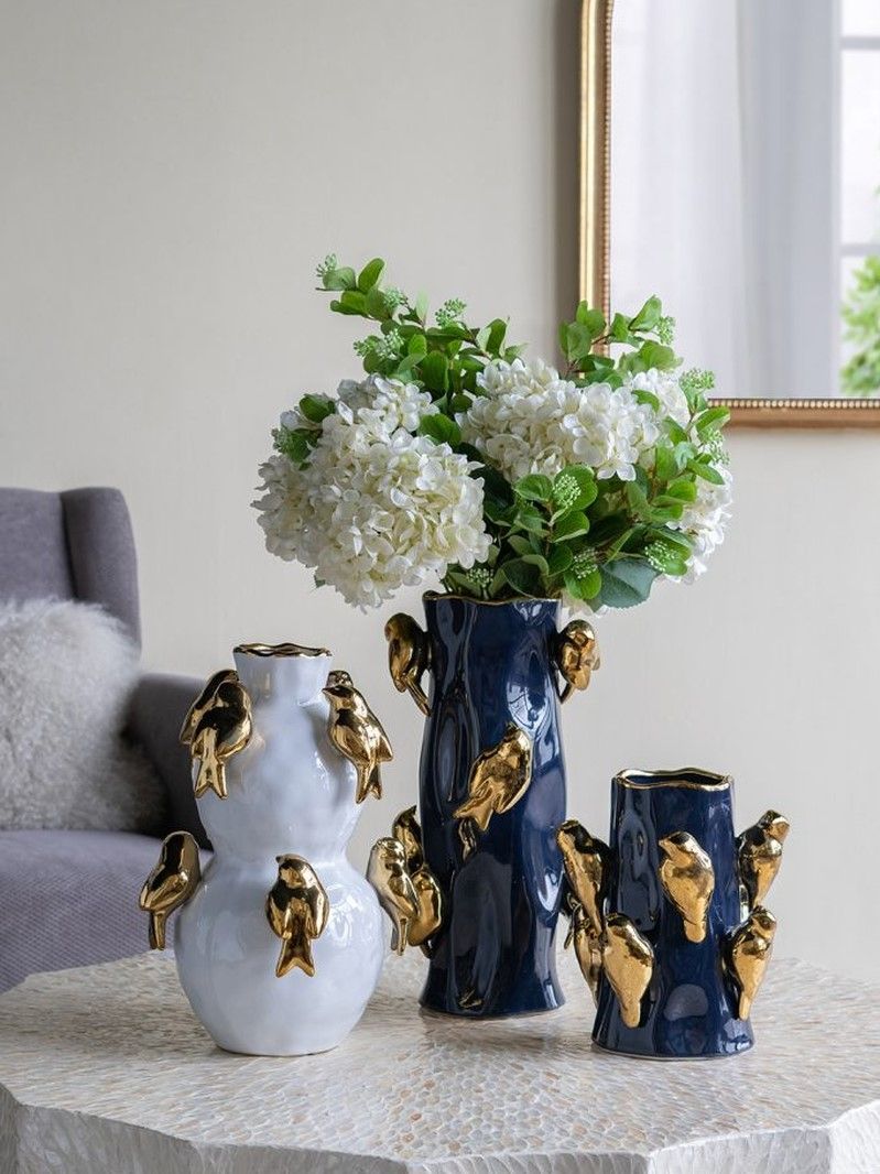 Ваза с птичками Glasar C5546