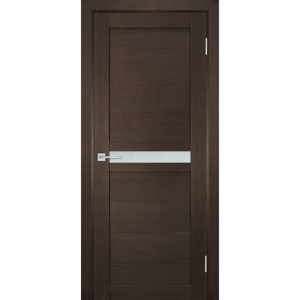 Межкомнатная дверь Graf ТЕХНО-703 белый сатинат Венге (2000 х 900)
