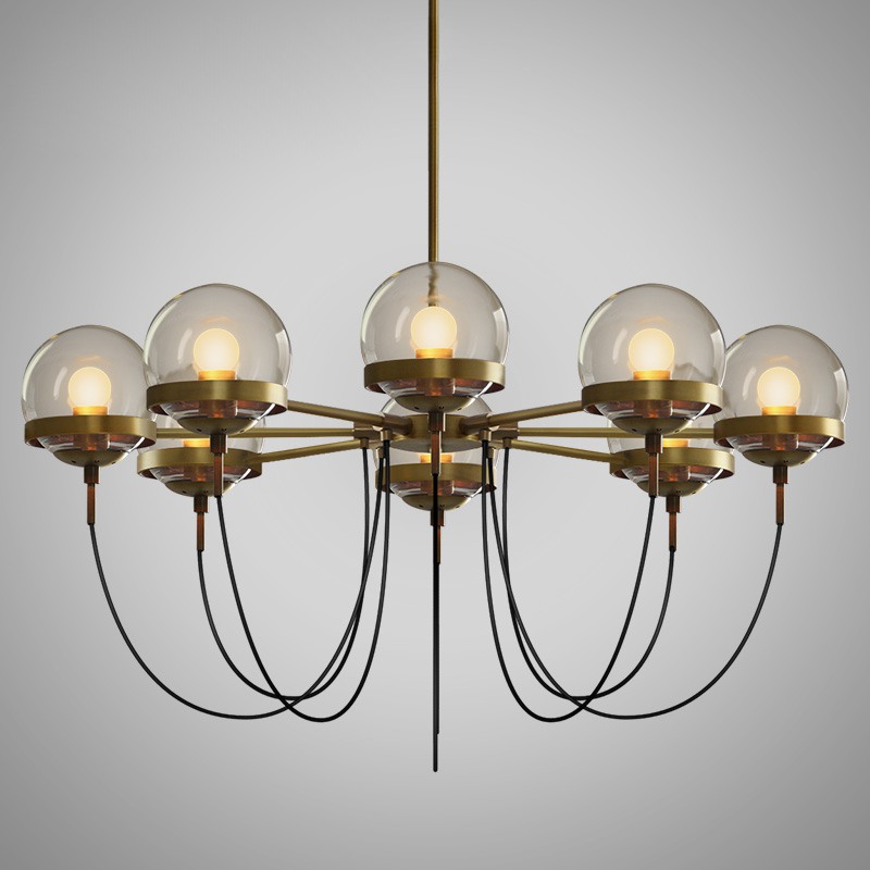 Потолочный светильник ORBIT L10 Bronze by ImperiumLoft