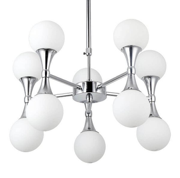Люстра Ball Valley Chandelier Chromium 10 by ImperiumLoft