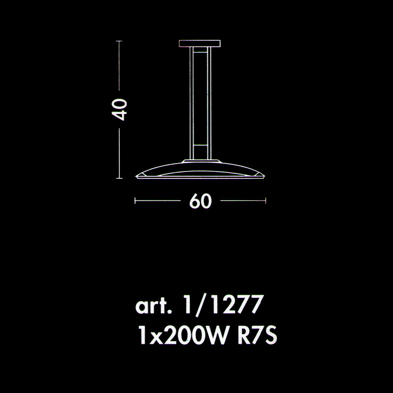 Подвесной светильник Sothis 1/1277-7-43