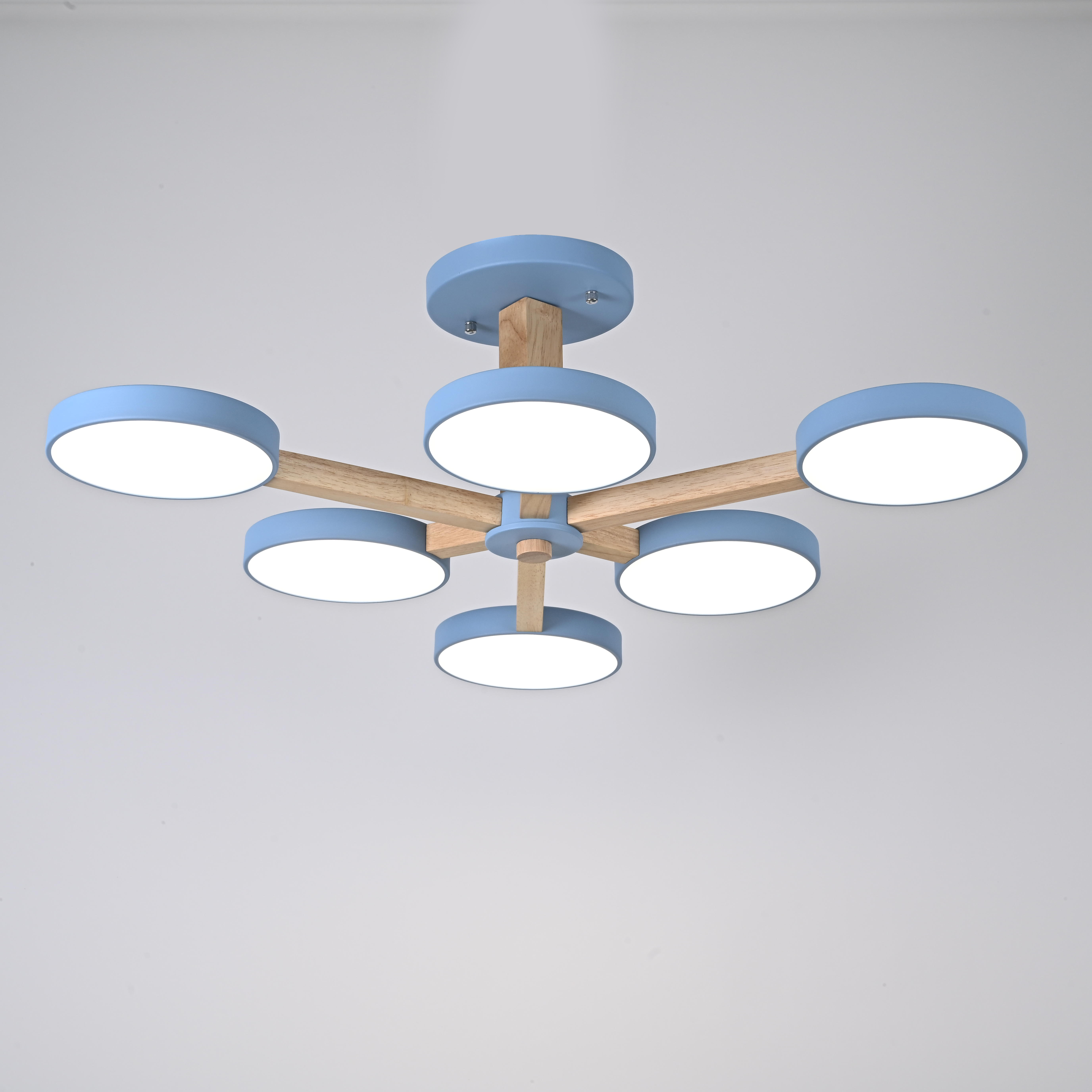 Потолочный светильник TURNA L6 Blue by ImperiumLoft