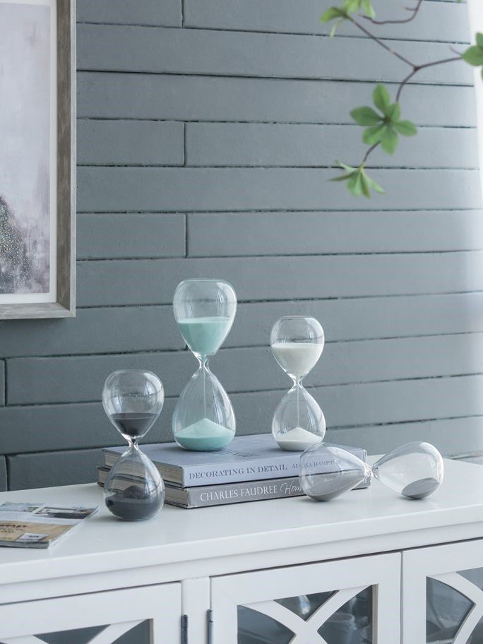 Декоративное изделие Песочные часы Glasar 73229-JADE