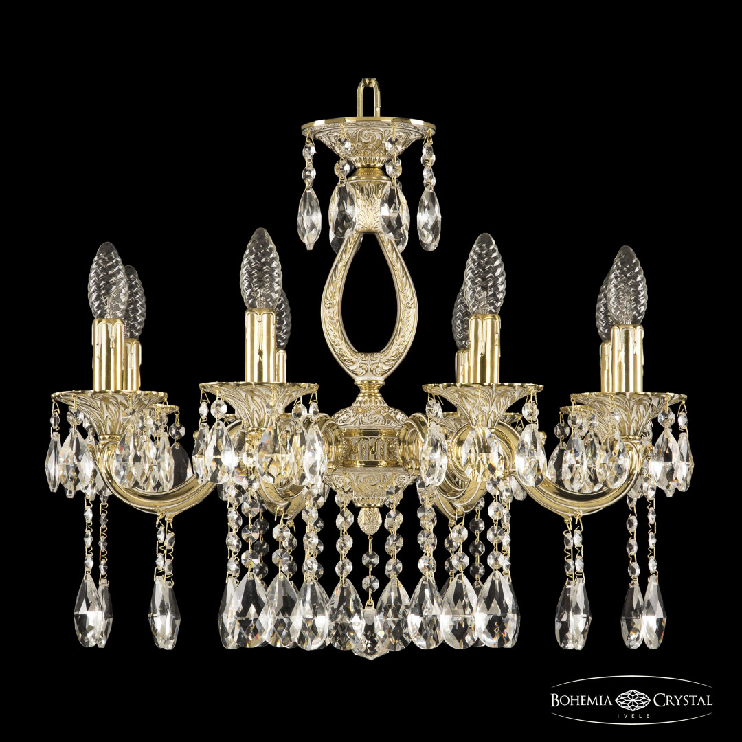 Люстра бронзовая с хрусталём 72301/8/175 A GW