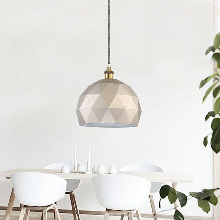 Подвесной светильник MELON D30 White/Black by ImperiumLoft