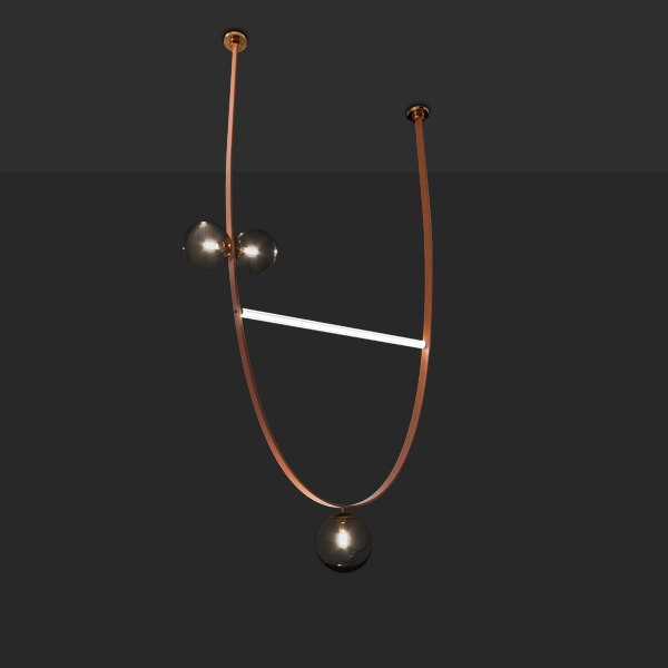 Подвесной светильник FABIUS H180 Red by ImperiumLoft