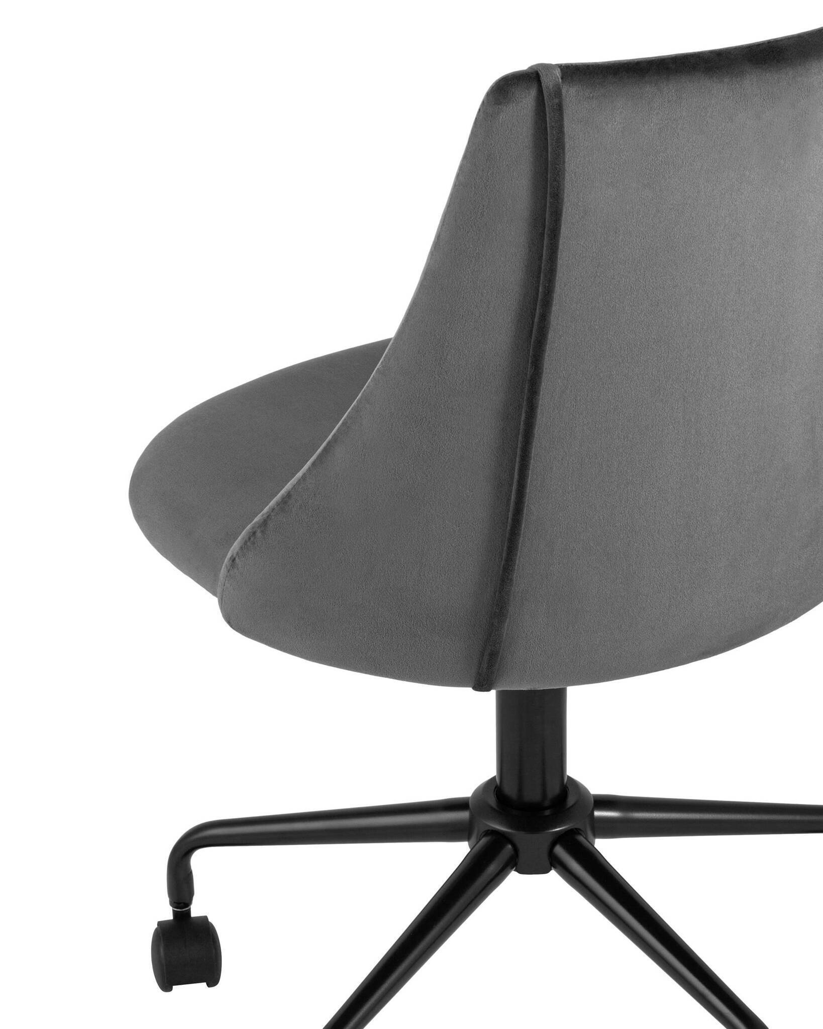 Кресло компьютерное Сиана велюр серый Stool Group