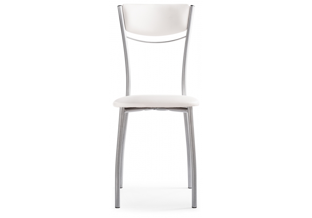 Стул Woodville Goki с мягкой спинкой белый полимер / светлый мусс 453992