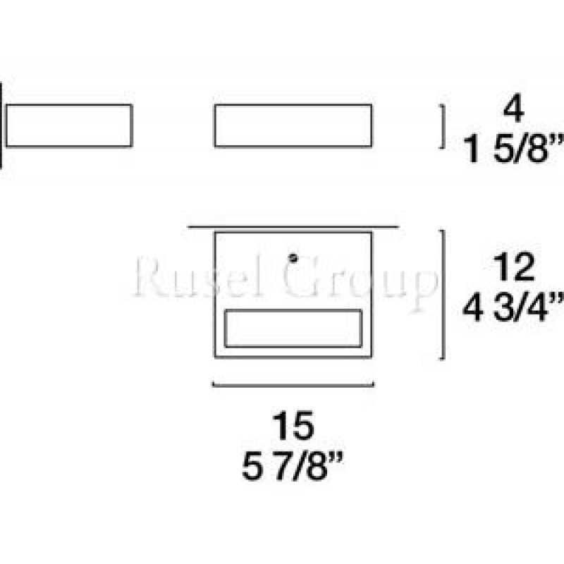 Настенный светильник Leucos ALIAS P15 PARETE (ITRE)