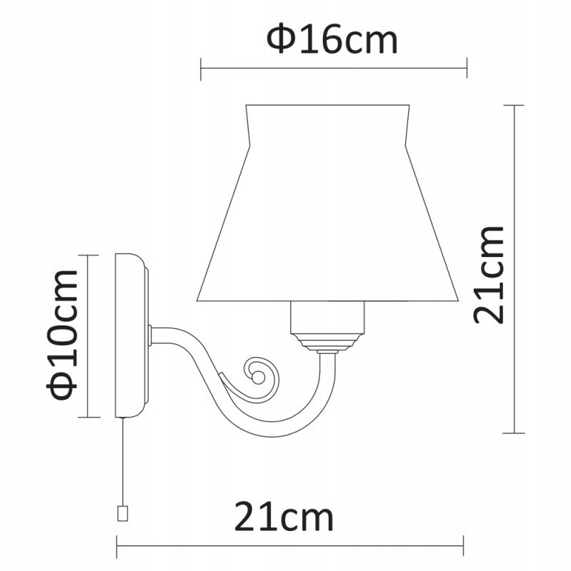Бра Arte Lamp A7021AP-1WH