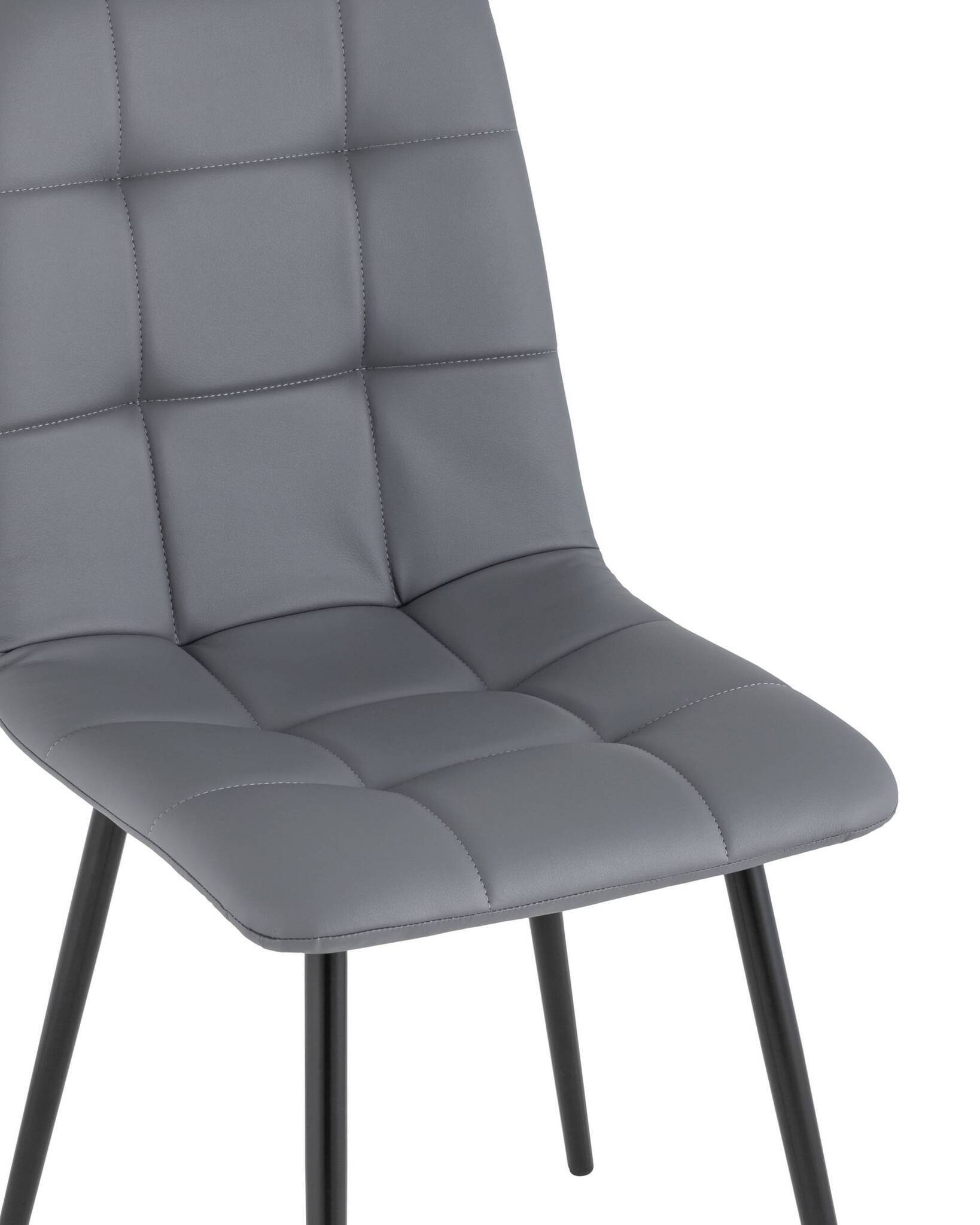 Стул Oliver экокожа серый Stool Group