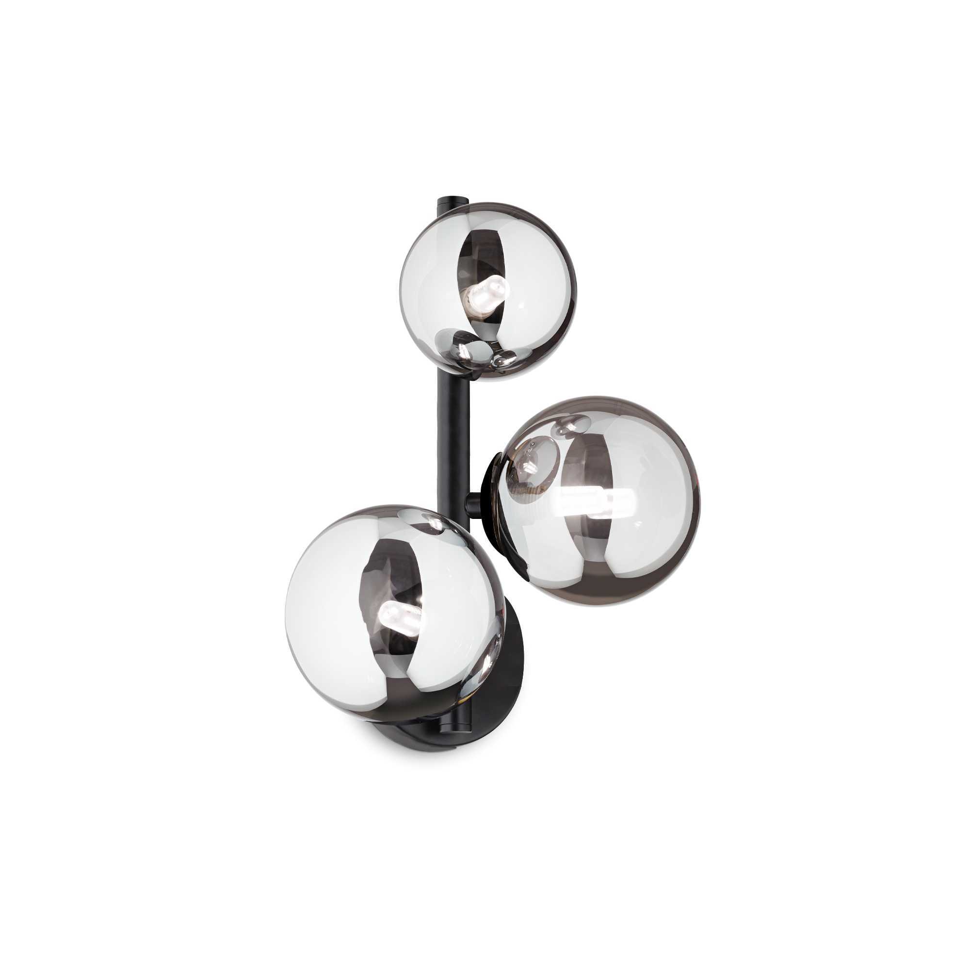 Настенный светильник Ideal Lux PERLAGE AP3 NERO 271439