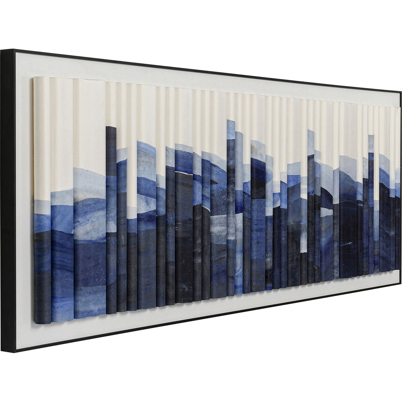 Картина в раме Shadow Skyline Blue 160x60 см KARE 56238