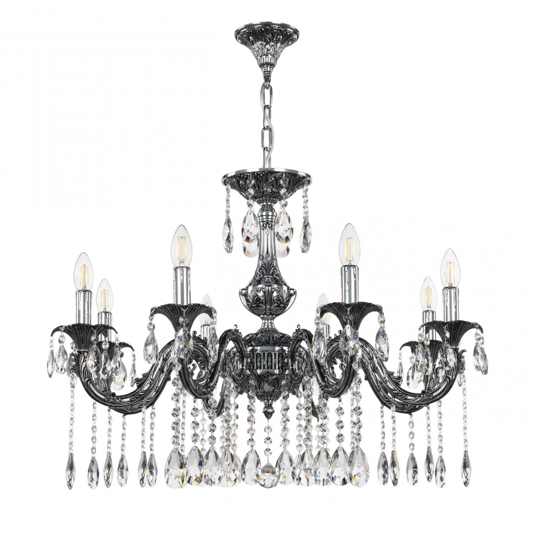Люстра с хрустальными подвесками AL79101/8/250 A NB Bohemia Ivele Crystal