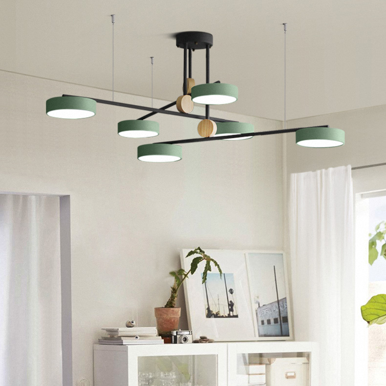 Люстра на штанге TECHNUM COLOR LED Grey by ImperiumLoft