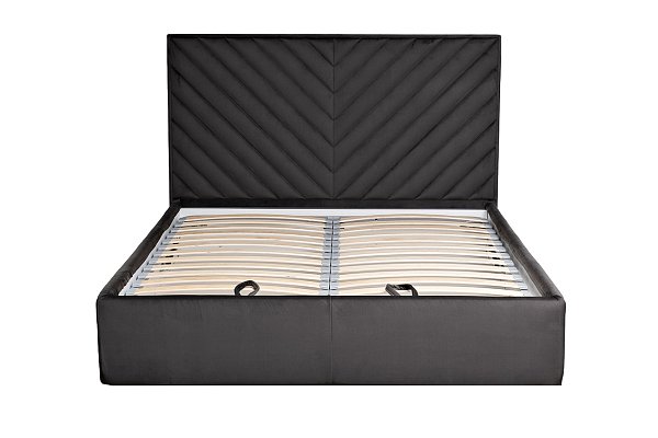 Кровать с подъемным меанизмом серая Garda Decor MILANO BASIC2К-160M-Colt1003