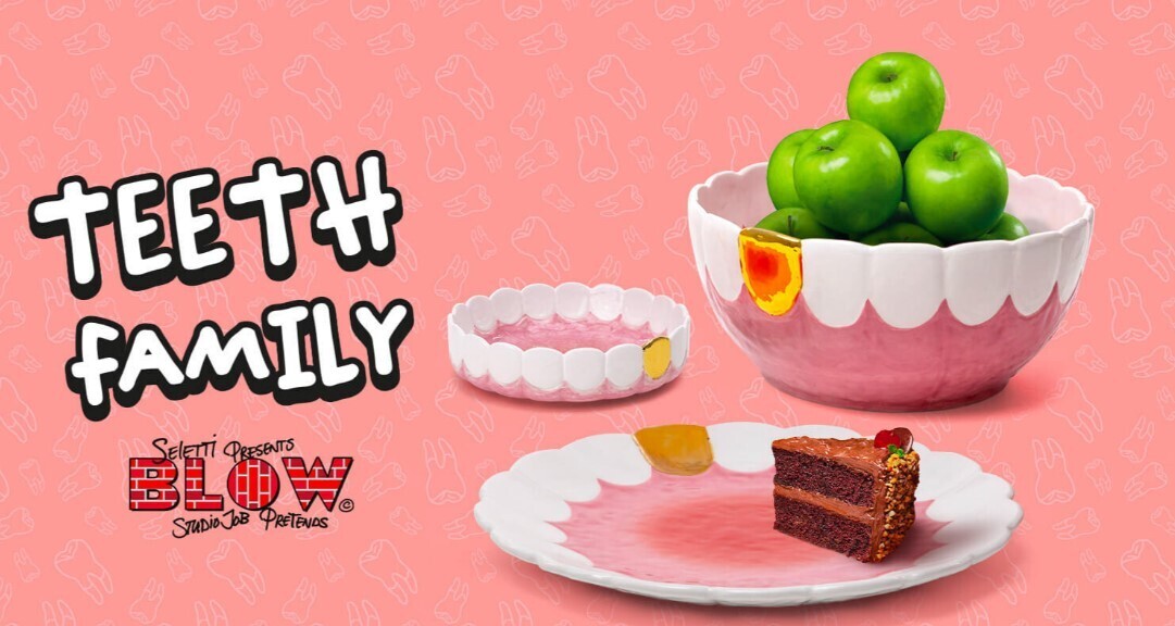 Блюдо Seletti Mouth Full 17235