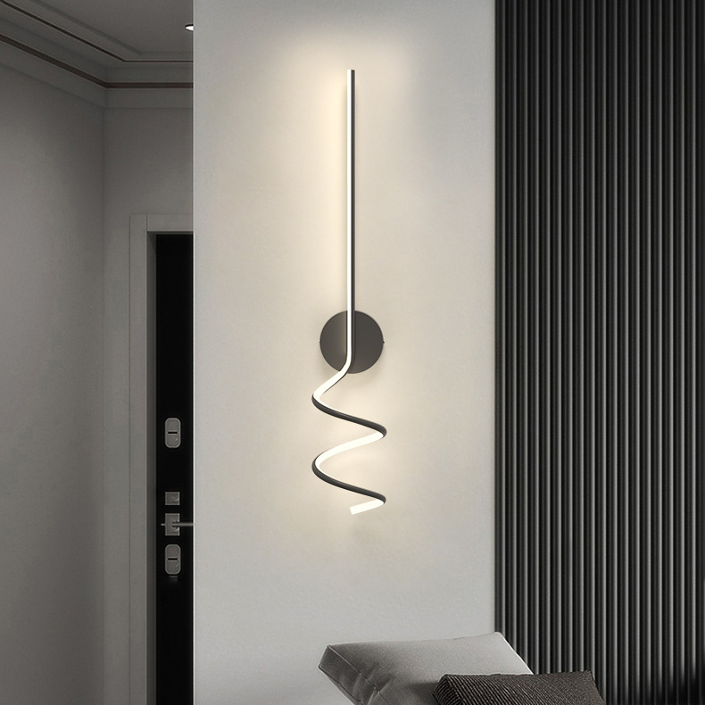 Настенный светильник DAMARIS WALL H70 Black Трехцветный свет by ImperiumLoft