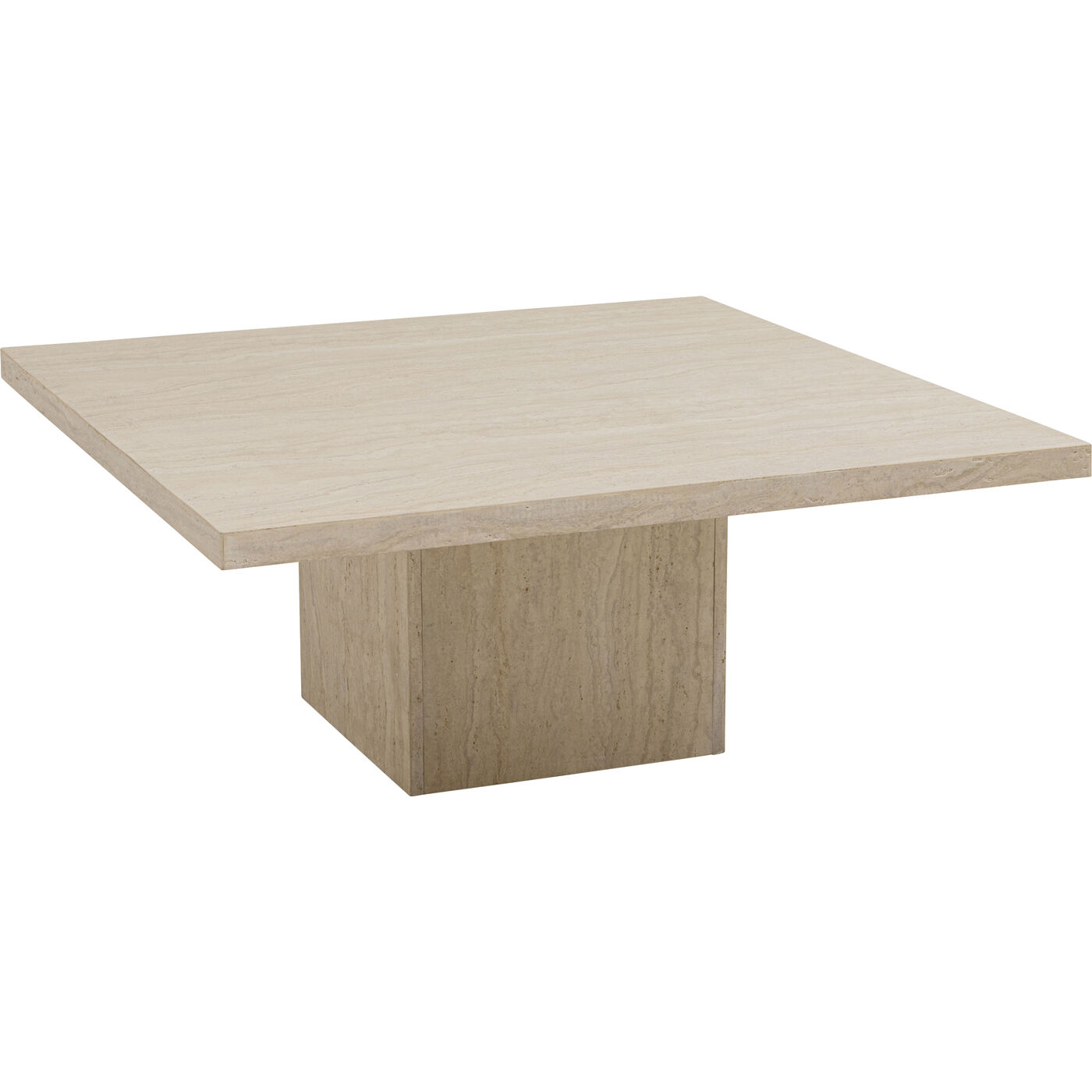 Стол кофейный Travertino 100x100cm KARE 71064