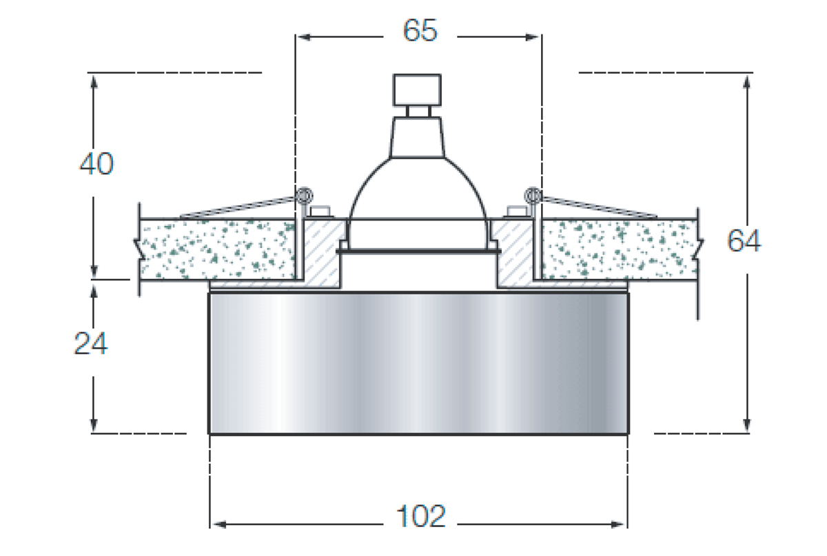 Встраиваемый светильник Donolux DL013JY